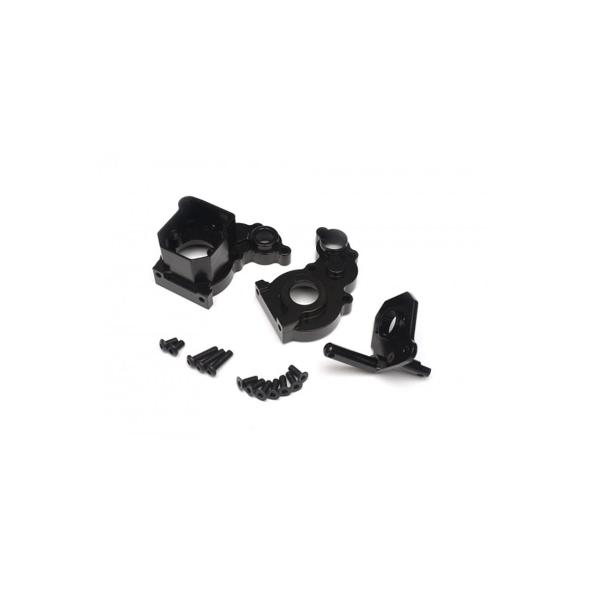 Boom Racing Aluminum Transmission Case Black for Axial...