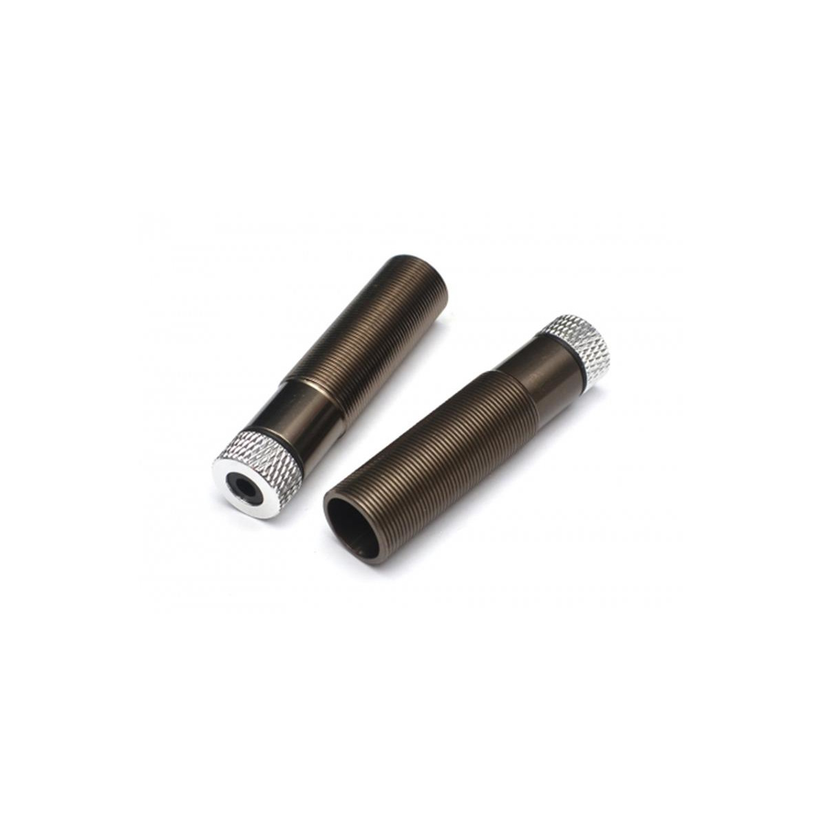 Boom Racing Aluminum Shock Body Set (2) Silver for Axial...