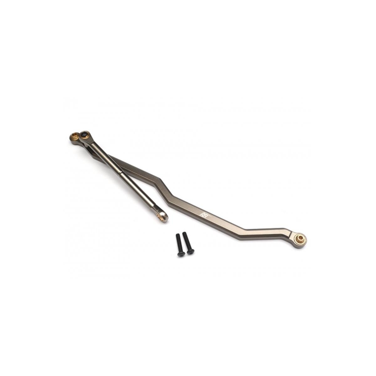 Boom Racing Aluminum Steering Linkage Gun Metal for Axial...