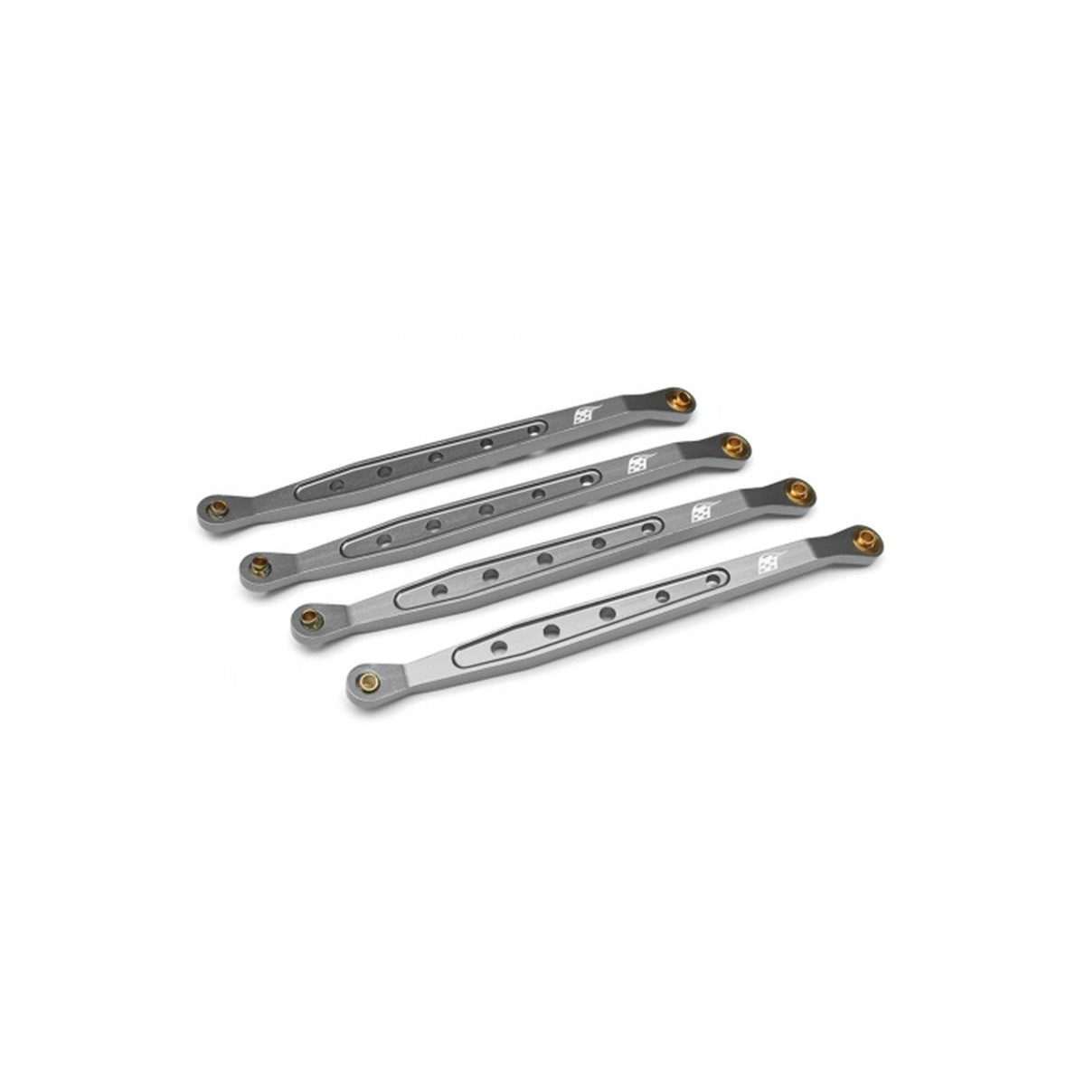 Boom Racing Aluminum Chassis Linkage (4) Gun Metal for...