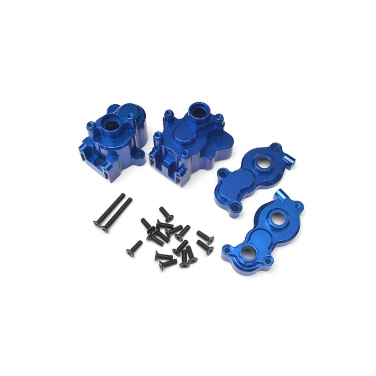 Boom Racing Aluminum Transmission Case - 1 Set Blue for...