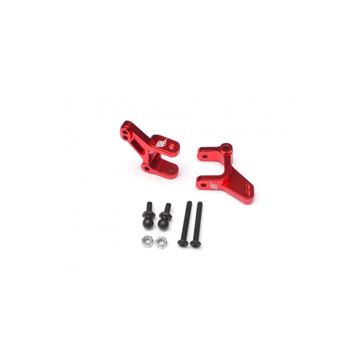 Boom Racing Aluminum C Hub - 1 Pair Red for Kyosho NeXXt...