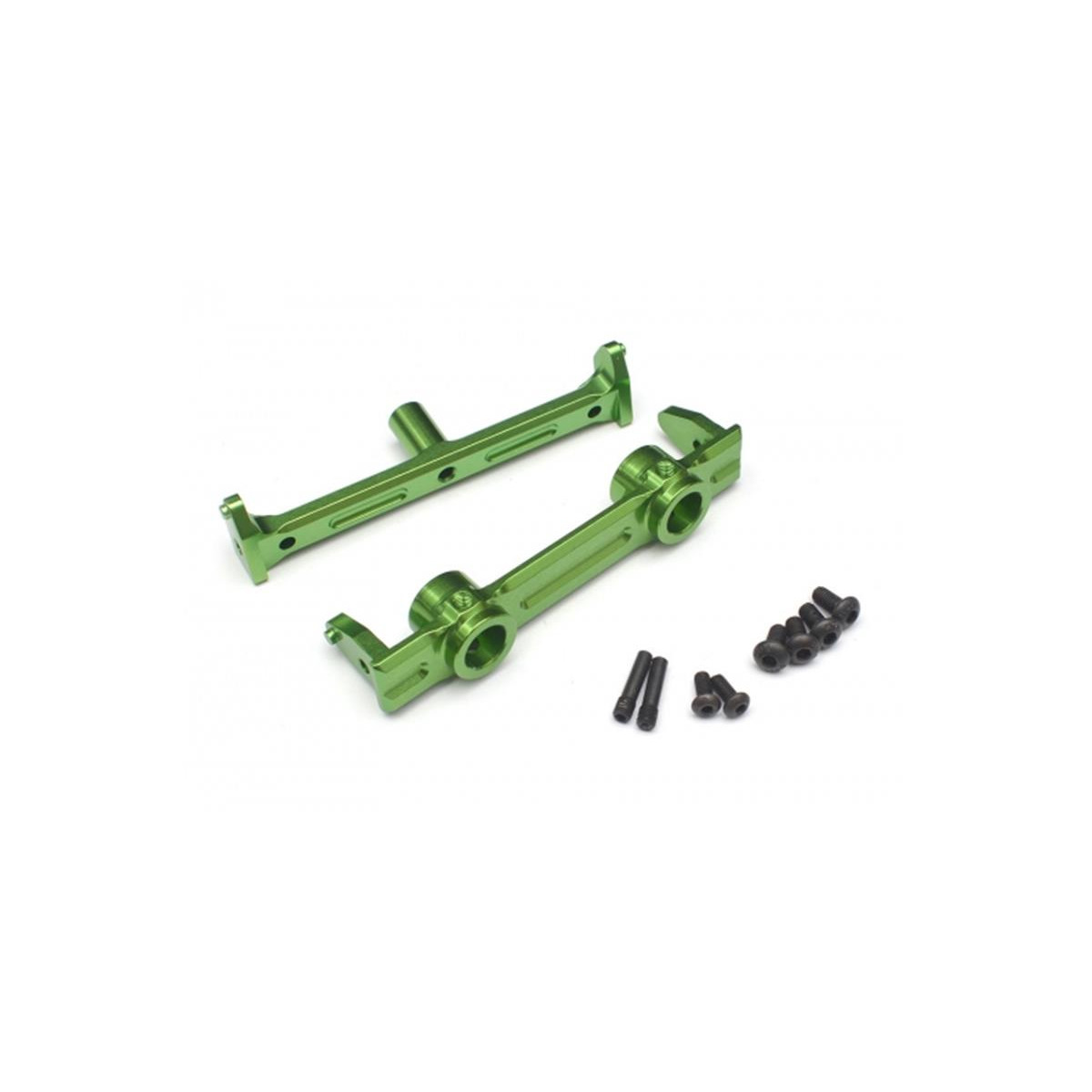 Boom Racing Aluminum Front Bumper Mount - 1 Pc Green...