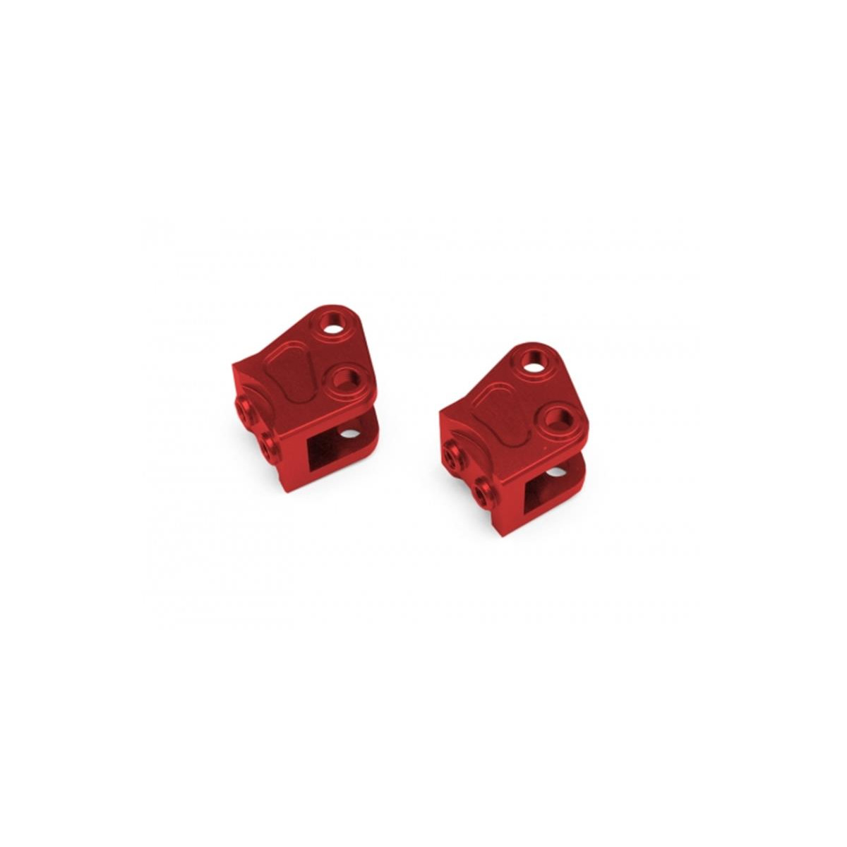 Boom Racing Aluminum Lower Suspension Link mount (2)  Red...