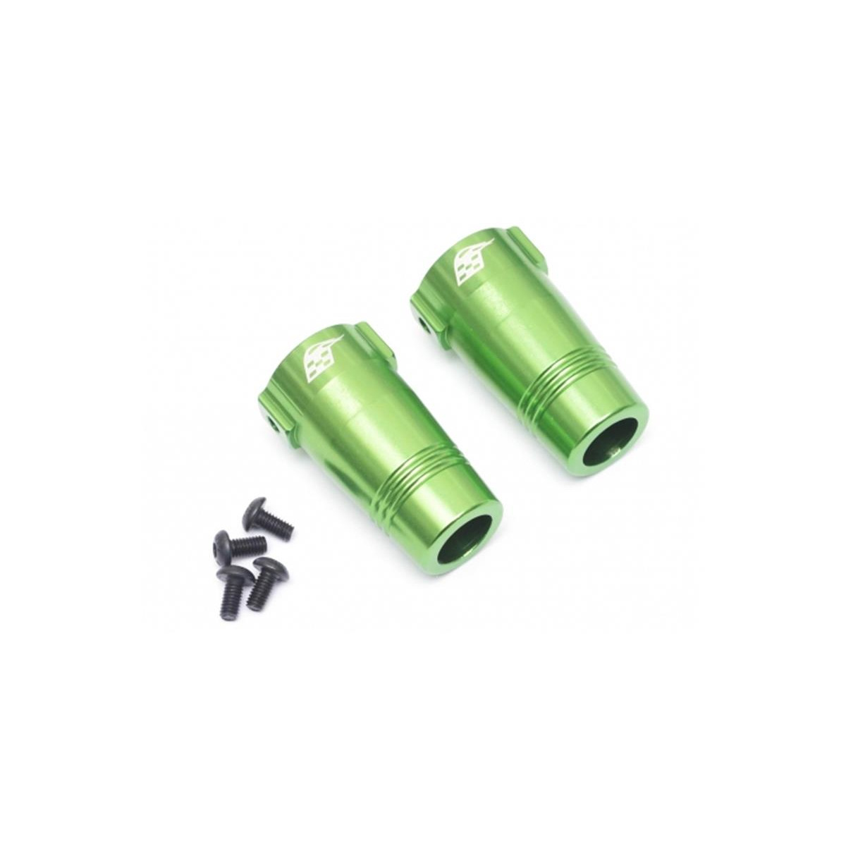 Boom Racing Aluminum Rear Axle Lock-out (2)  Green for...