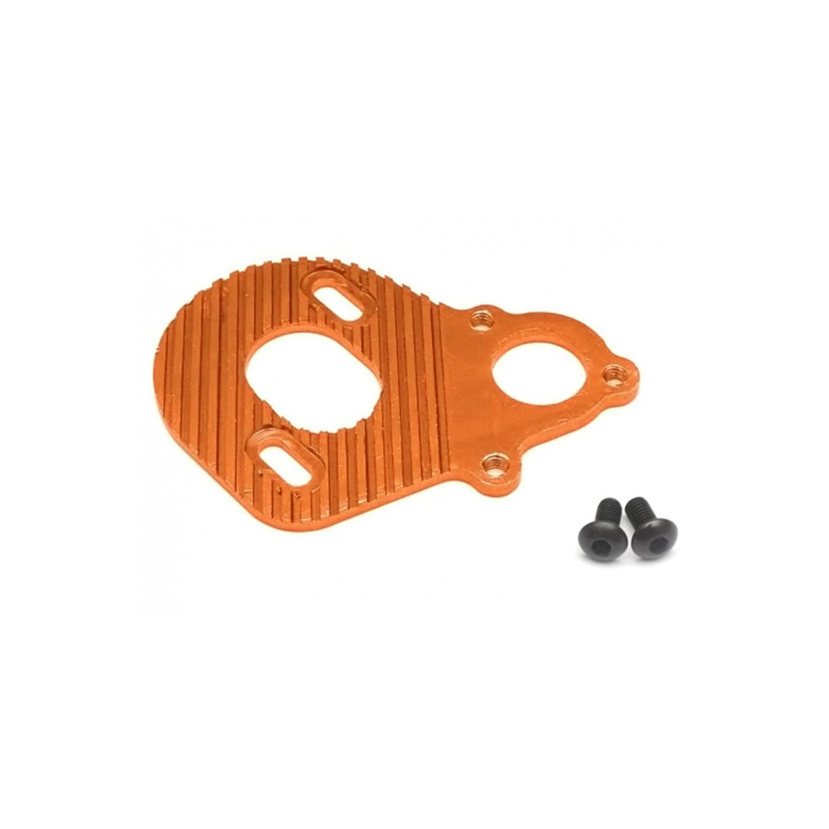 Boom Racing Aluminum Motor Plate w/heat sink   Orange for...