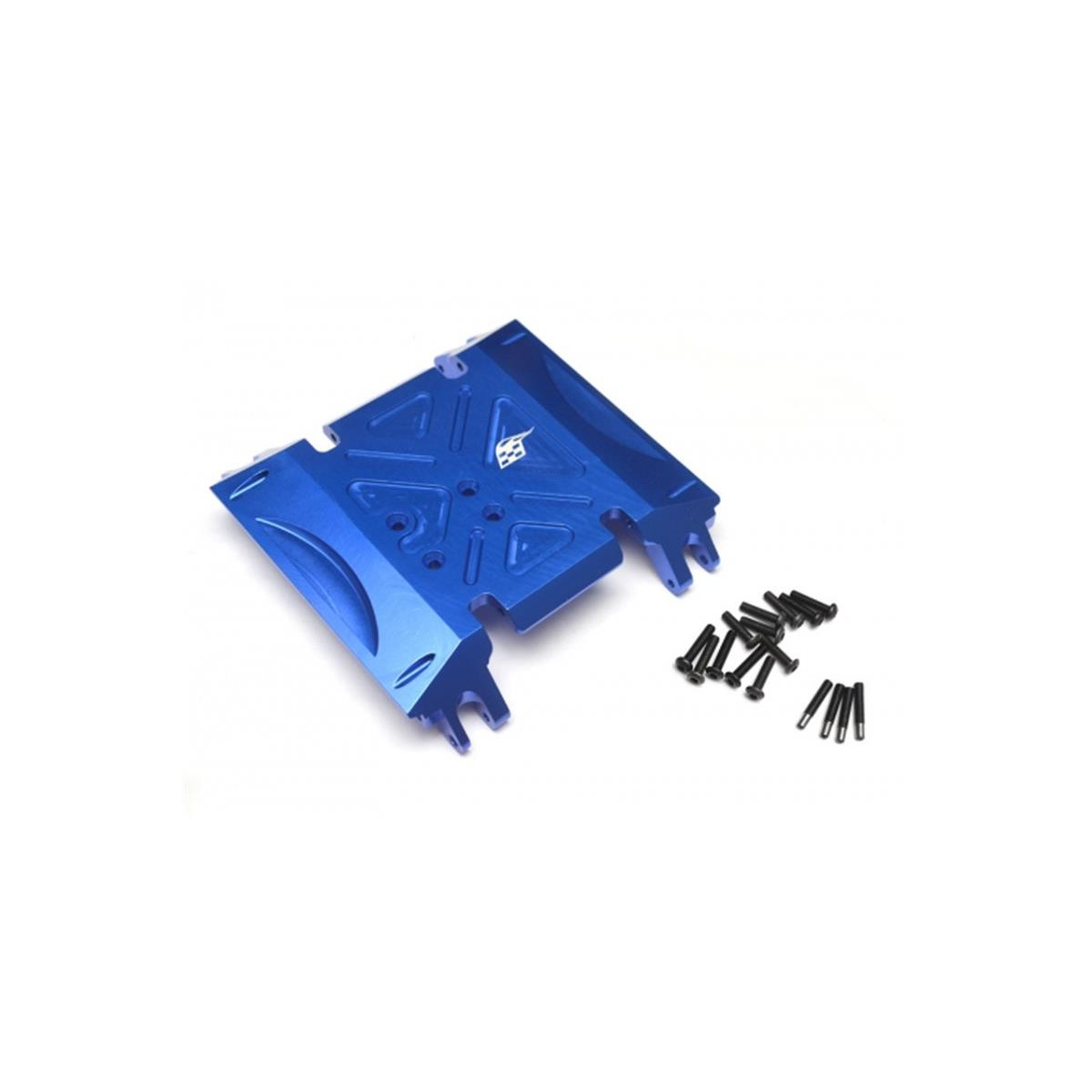 Boom Racing Aluminum Skid Plate  Blue for Axial Wraith...