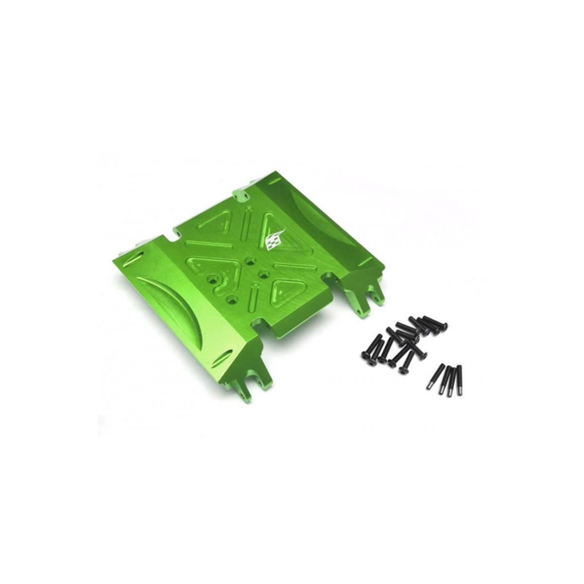 Boom Racing Aluminum Skid Plate  Green for Axial Wraith...