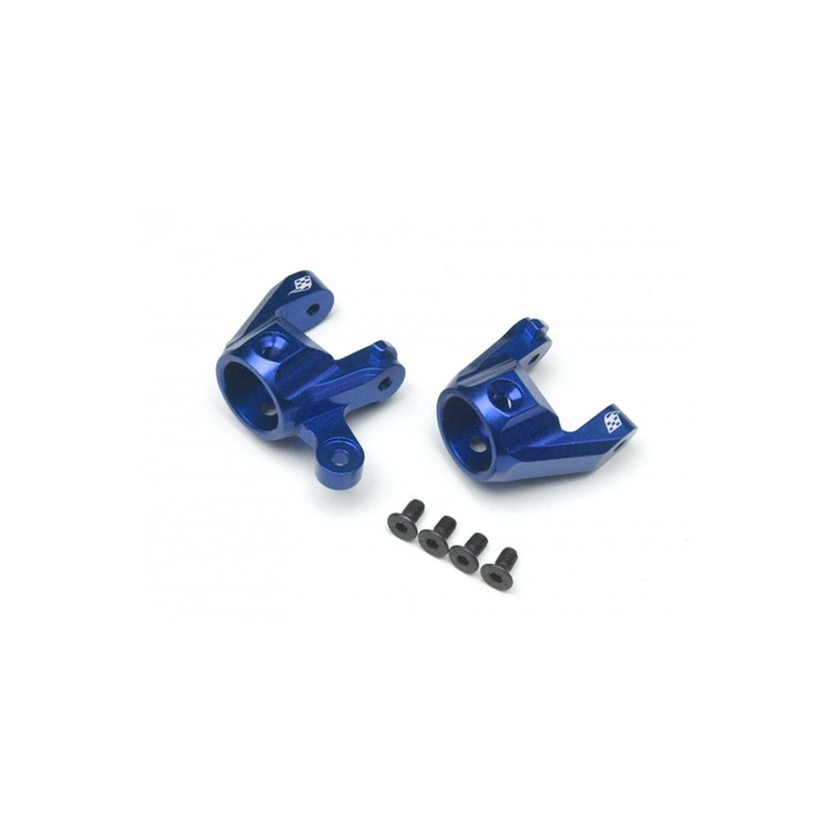 Boom Racing Aluminum Front C-hub Carrier  - 1 Pair Blue...