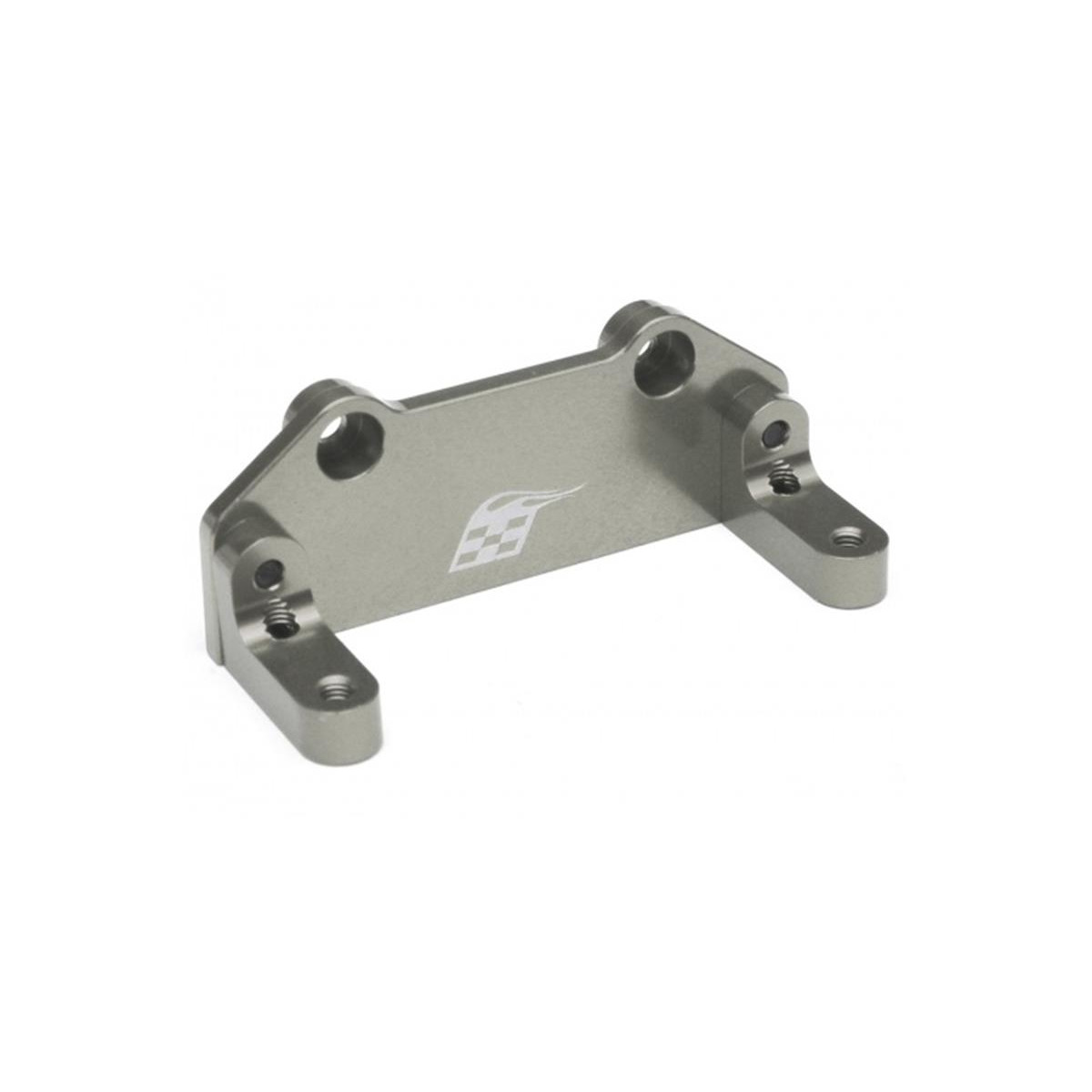 Boom Racing Aluminum Servo Plate - 1 Pc Gun Metal for...