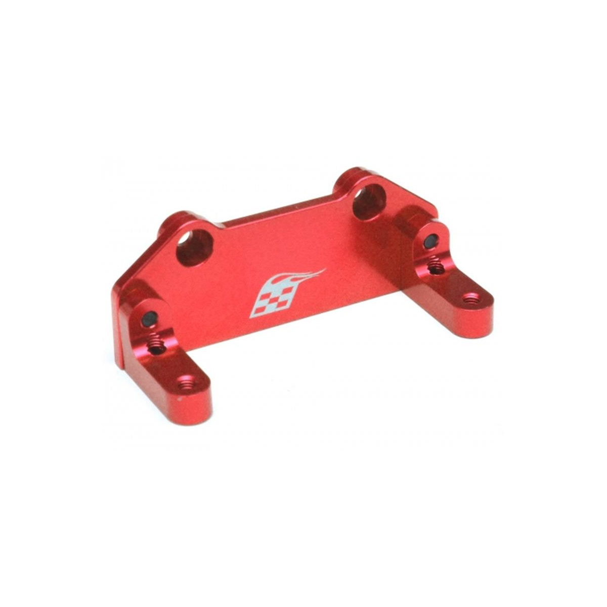 Boom Racing Aluminum Servo Plate - 1 Pc Red for Gmade...