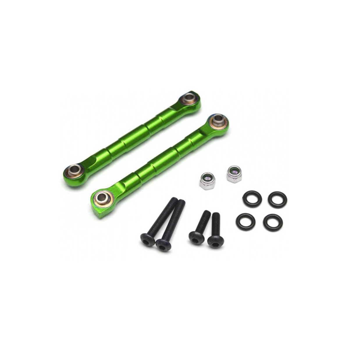 Boom Racing Aluminum Anti-Sway Bar Links - 1 Pair Green...