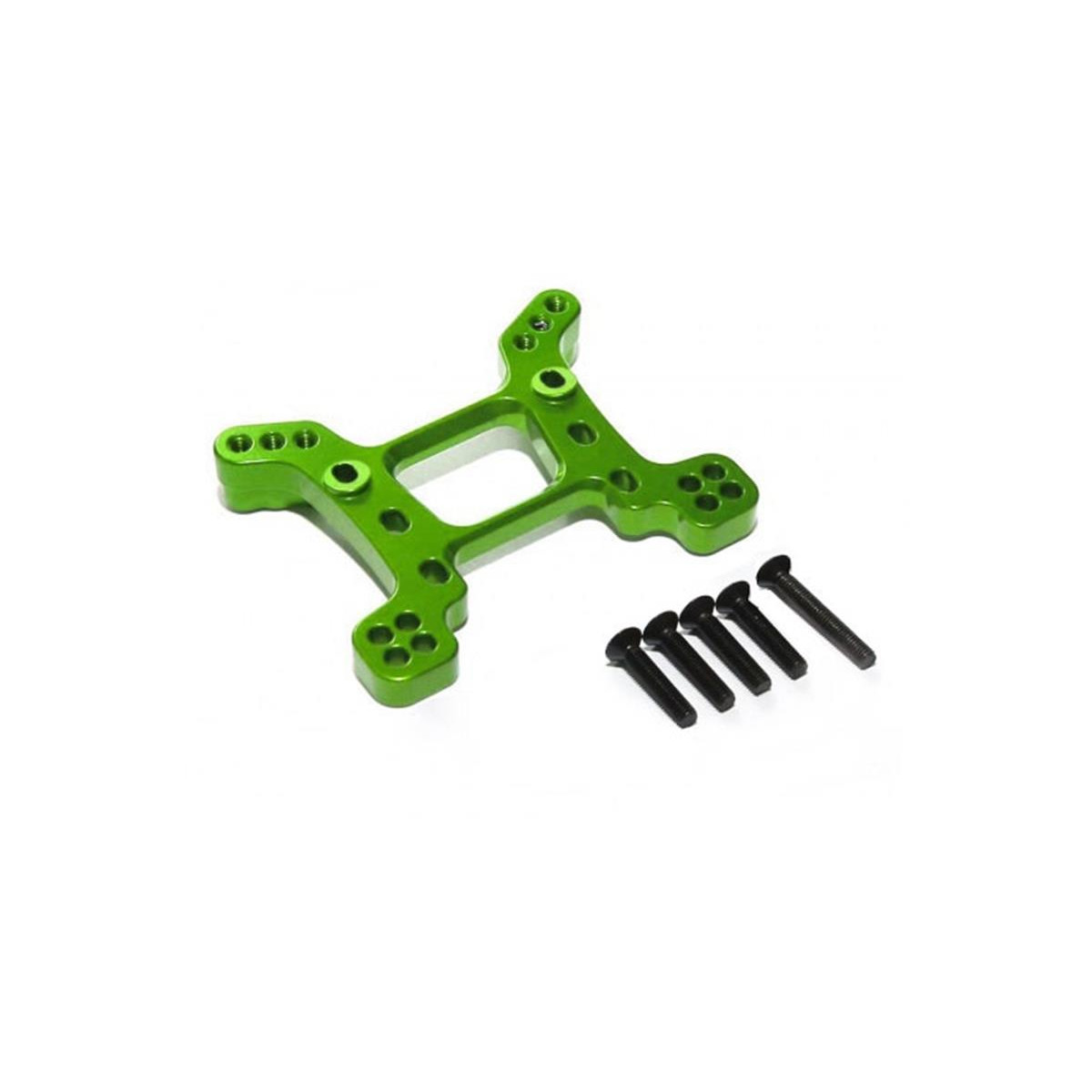 Boom Racing Aluminum Shock Tower- 1 Set Green for Axial...