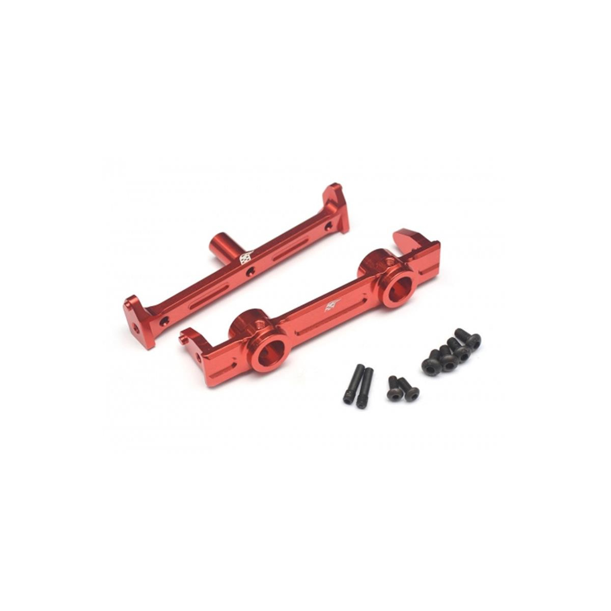 Boom Racing Aluminum Front Bumper Mount - 1 Pc Red  RECON...