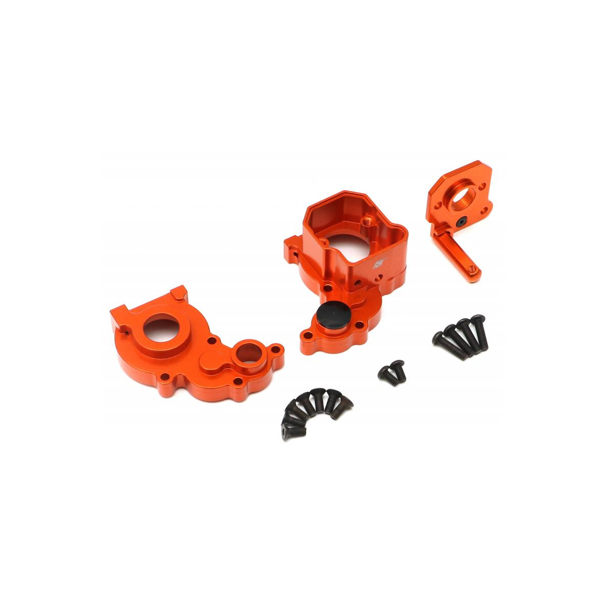 Boom Racing Aluminum Transmission Case Orange for Axial...