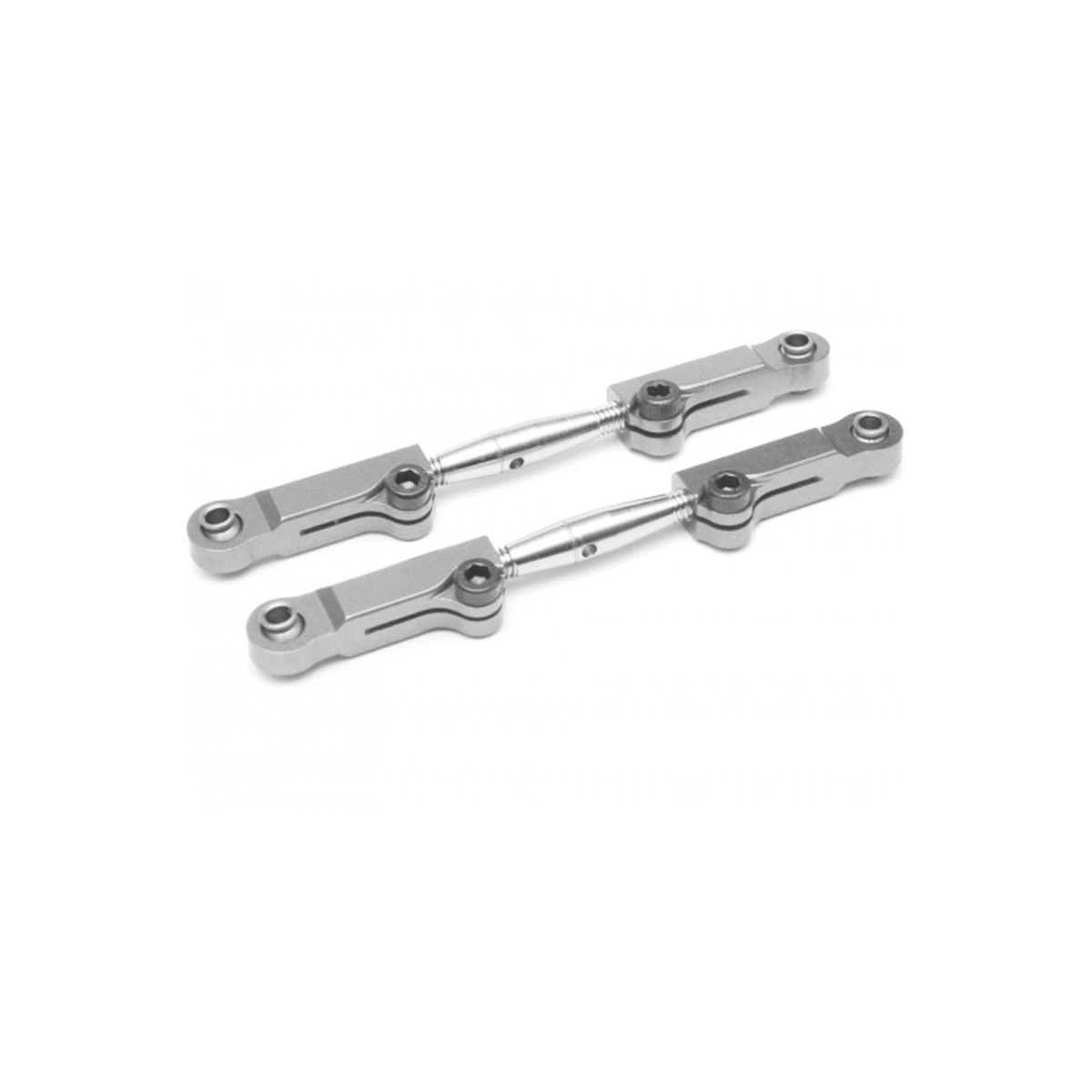 Boom Racing Aluminum  Rear Upper Arm - 1 Pair  Silver for...