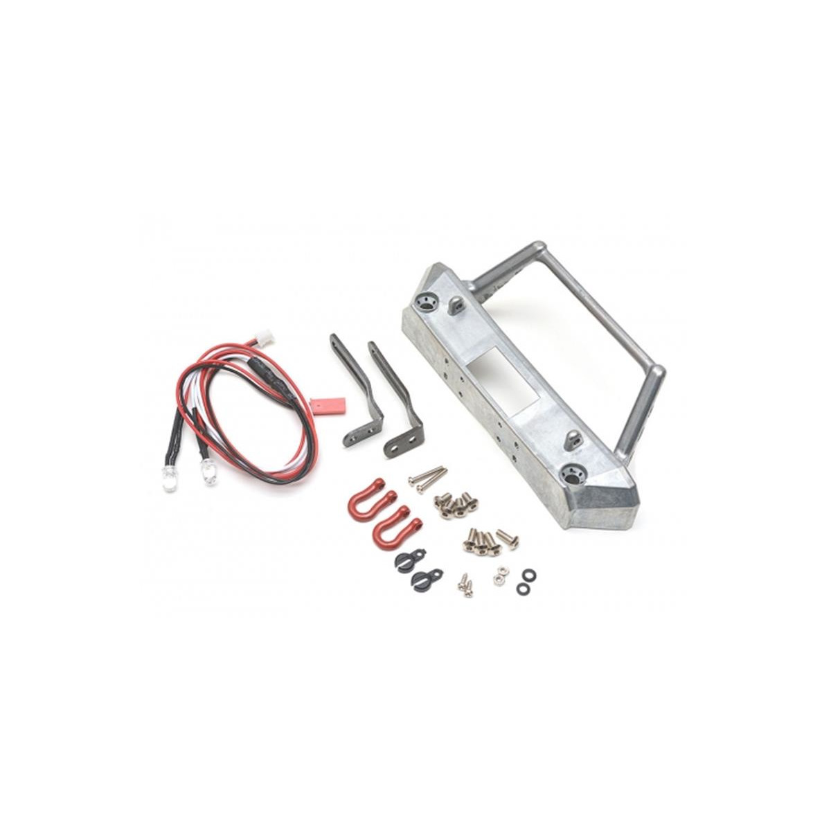Boom Racing Aluminum Patriot Bumper w/ Winch Mount...