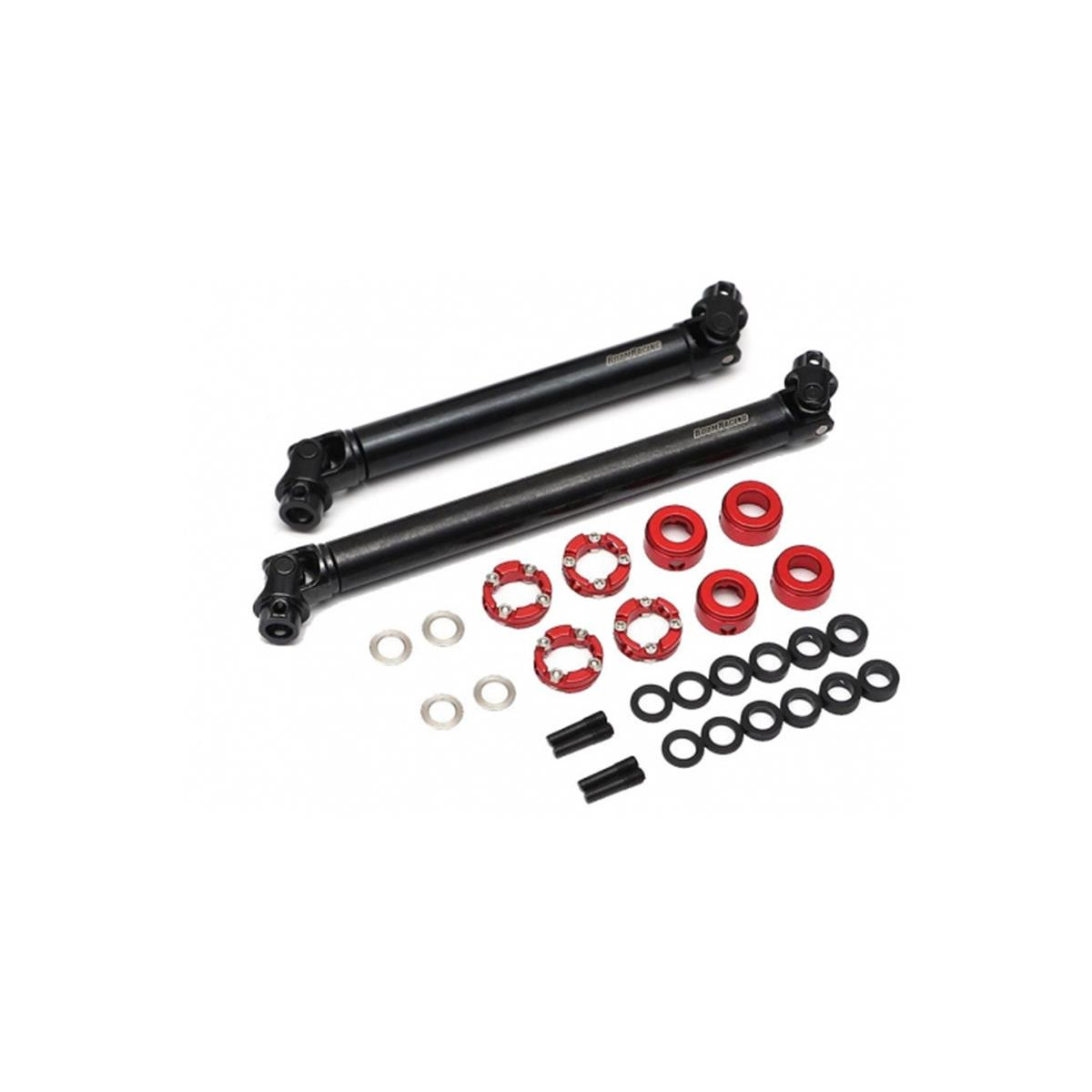 Boom Racing BADASS HD Steel Center Drive Shaft Set for...