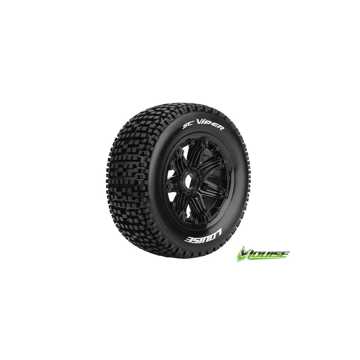 Louise SC-Viper medium-soft auf Felge schwarz hinten 24mm...