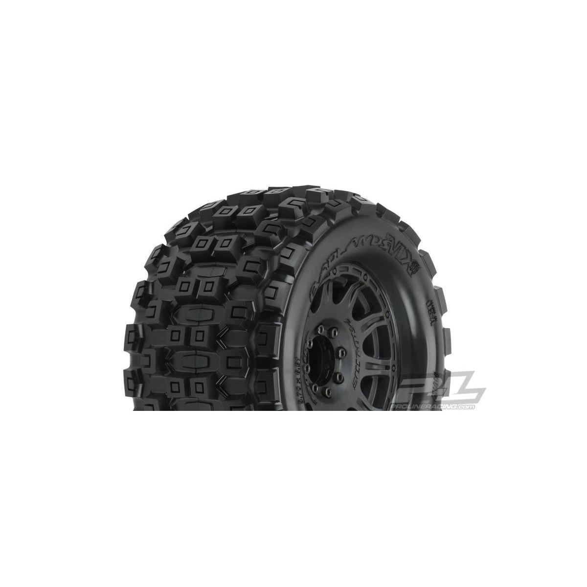 ProLine Badlands MX38 MT M2 Reifen/Raid 3.8 Felge schwarz...