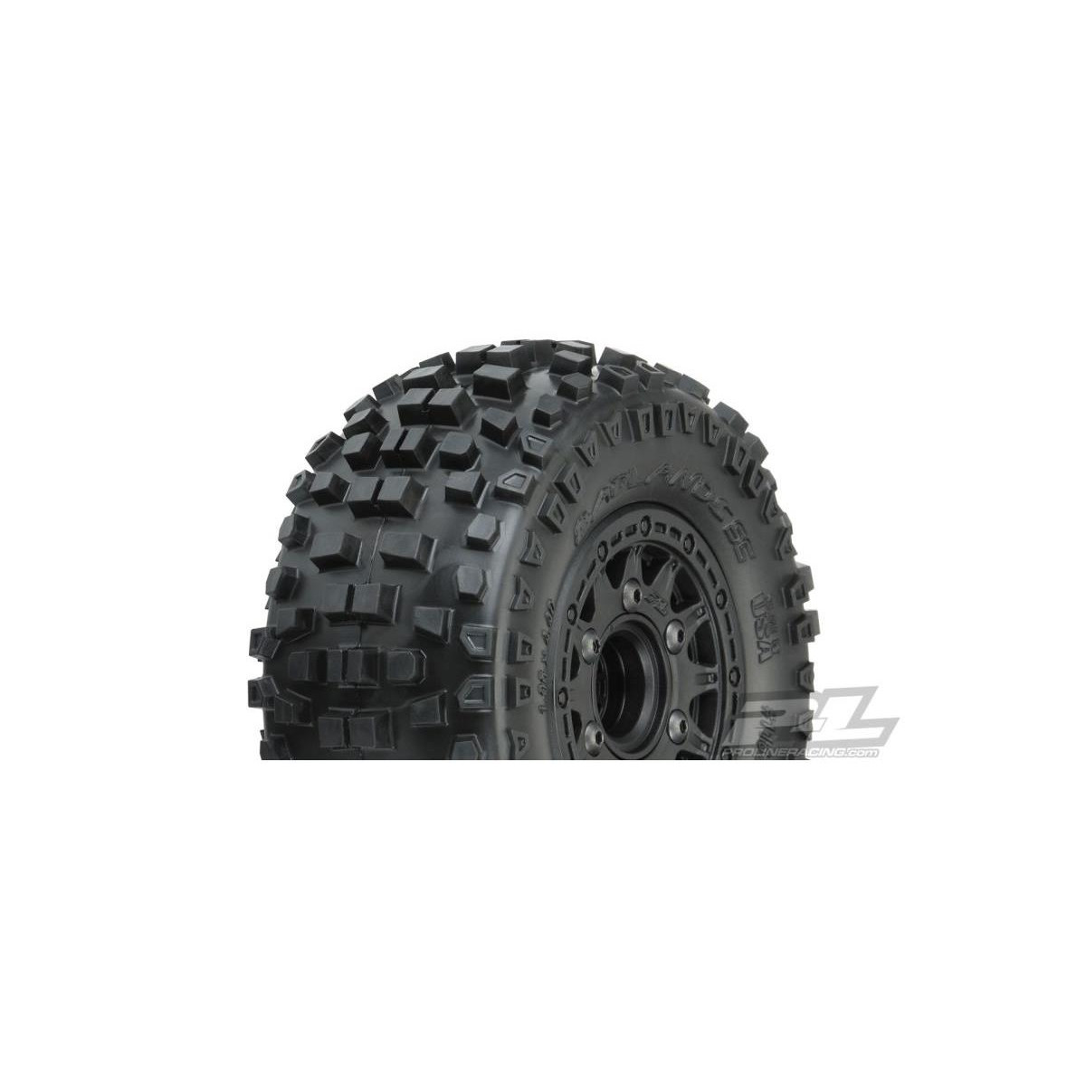 ProLine Badlands M2 Reifen auf Raid 2.2/3.0 Felge schwarz...