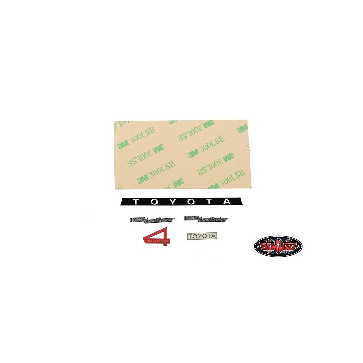 RC4WD Metall-Emblem Set RC4-VVVC1404