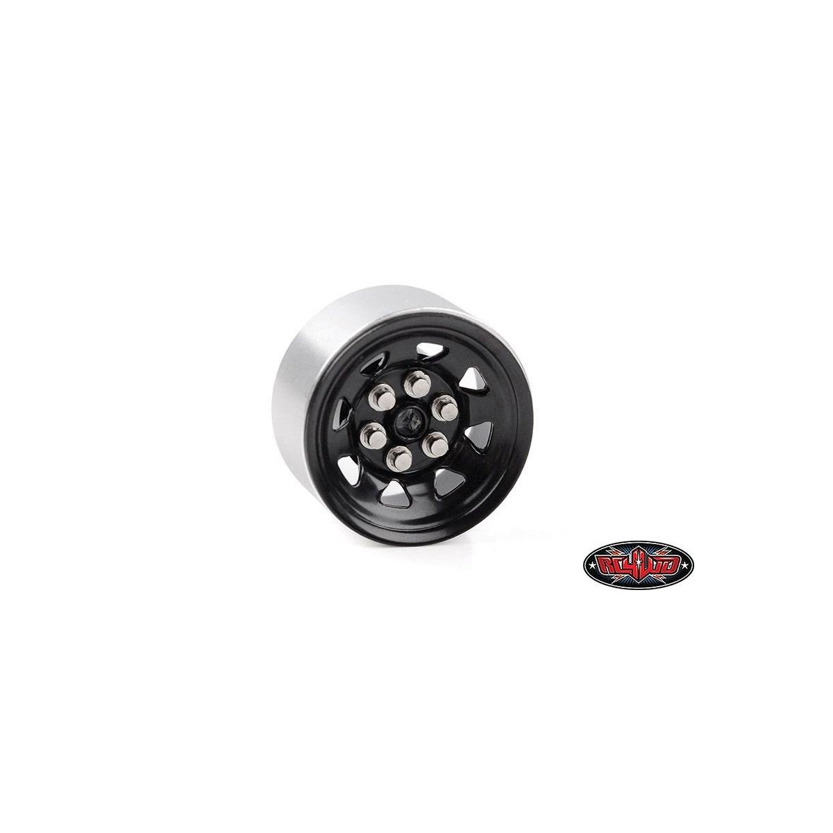 RC4WD Stamped Steel 0.7 Stock Beadlock Wheels (Black)...