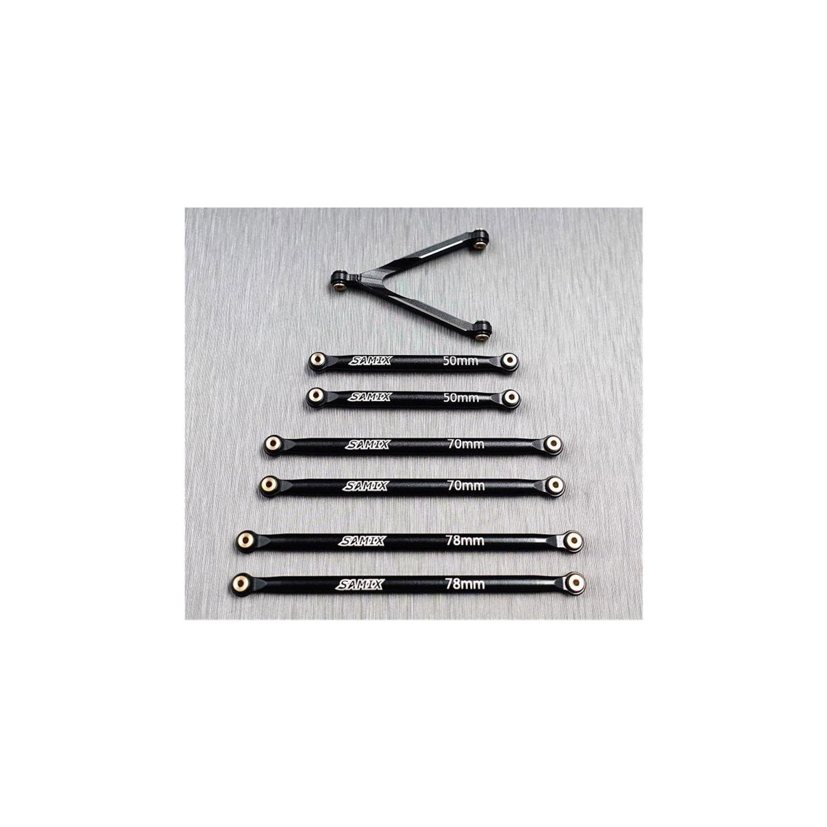 SAMIX SCX24 153.7mm alum. link kit set 7pcs...