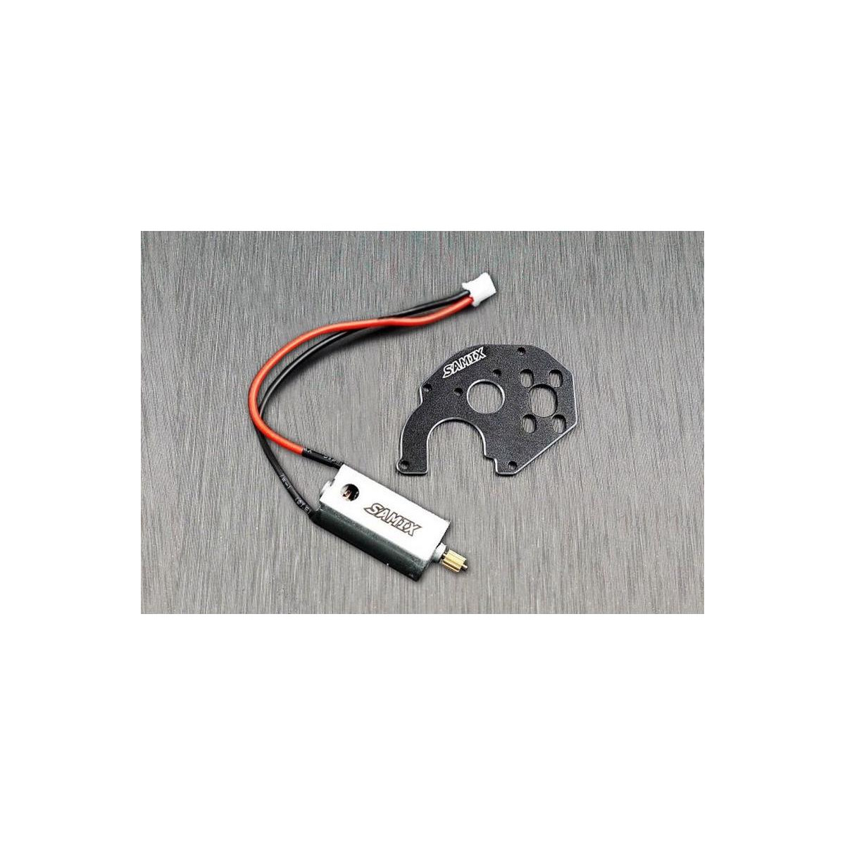 SAMIX SCX24 alum. motor plate & samix 050 motor combo...