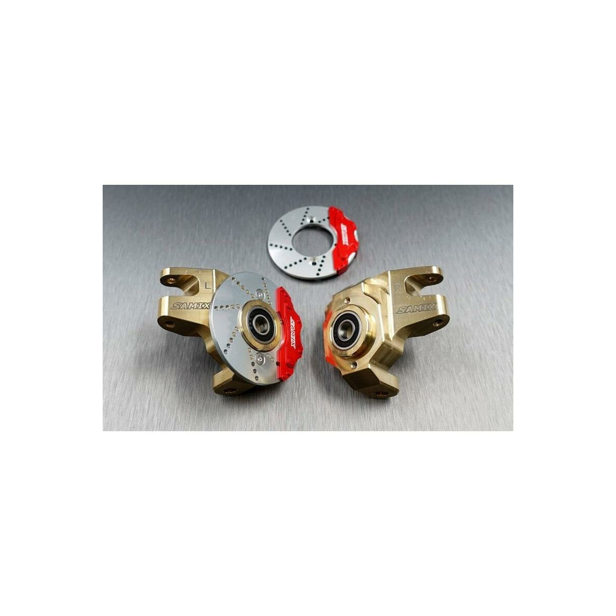 SAMIX brass heavy steering knuckle gold color with br ro...