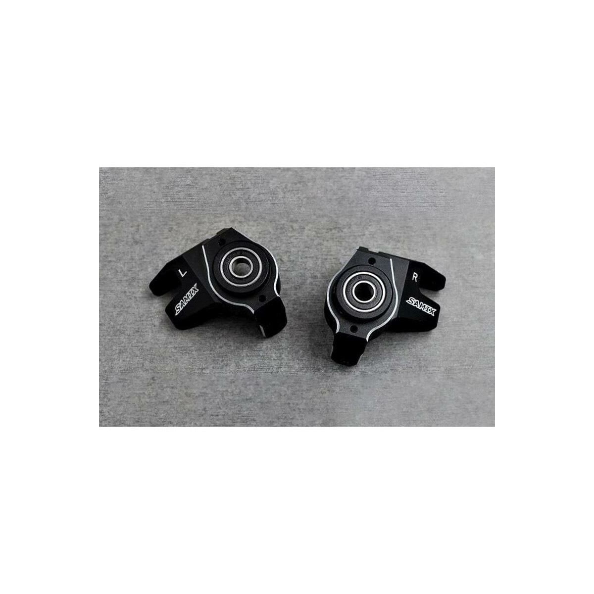 SAMIX SCX-6 alum steering knuckle (7075 Alu) with outer...