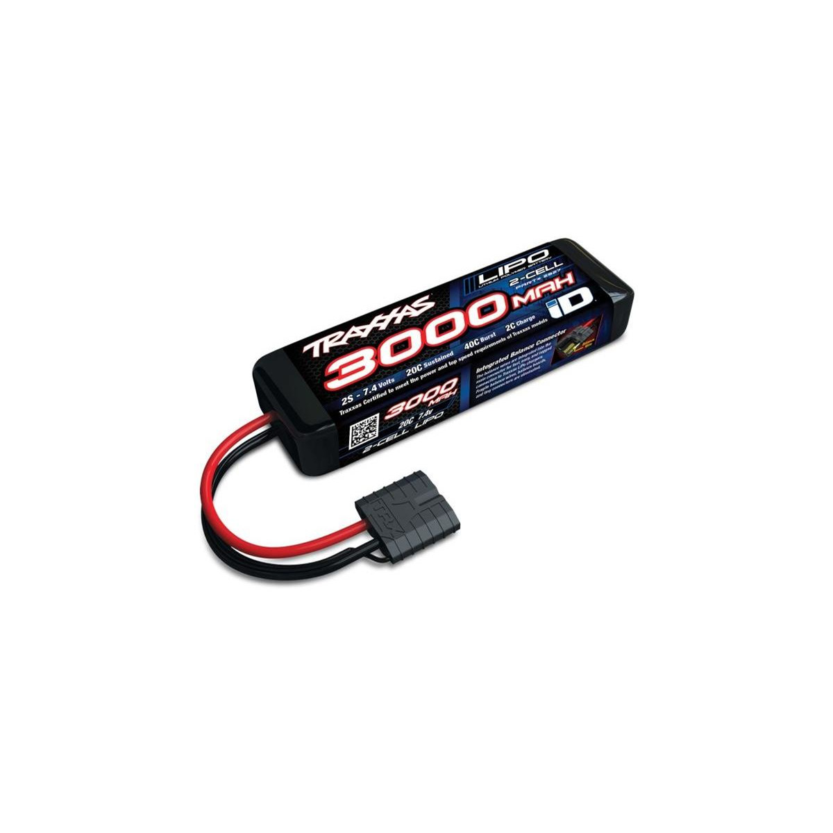 Traxxas LiPo Power Cell 3000mAh 7,4V 2s 20C TRX-2827X