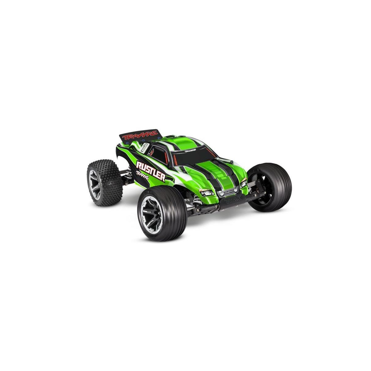 Traxxas TRAXXAS Rustler grün 1/10 2WD Stadium-Truck...