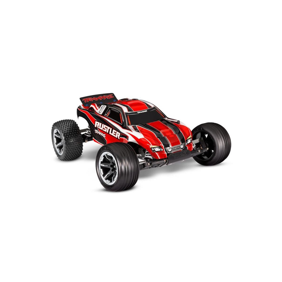 Traxxas TRAXXAS Rustler rot 1/10 2WD Stadium-Truck RTR...