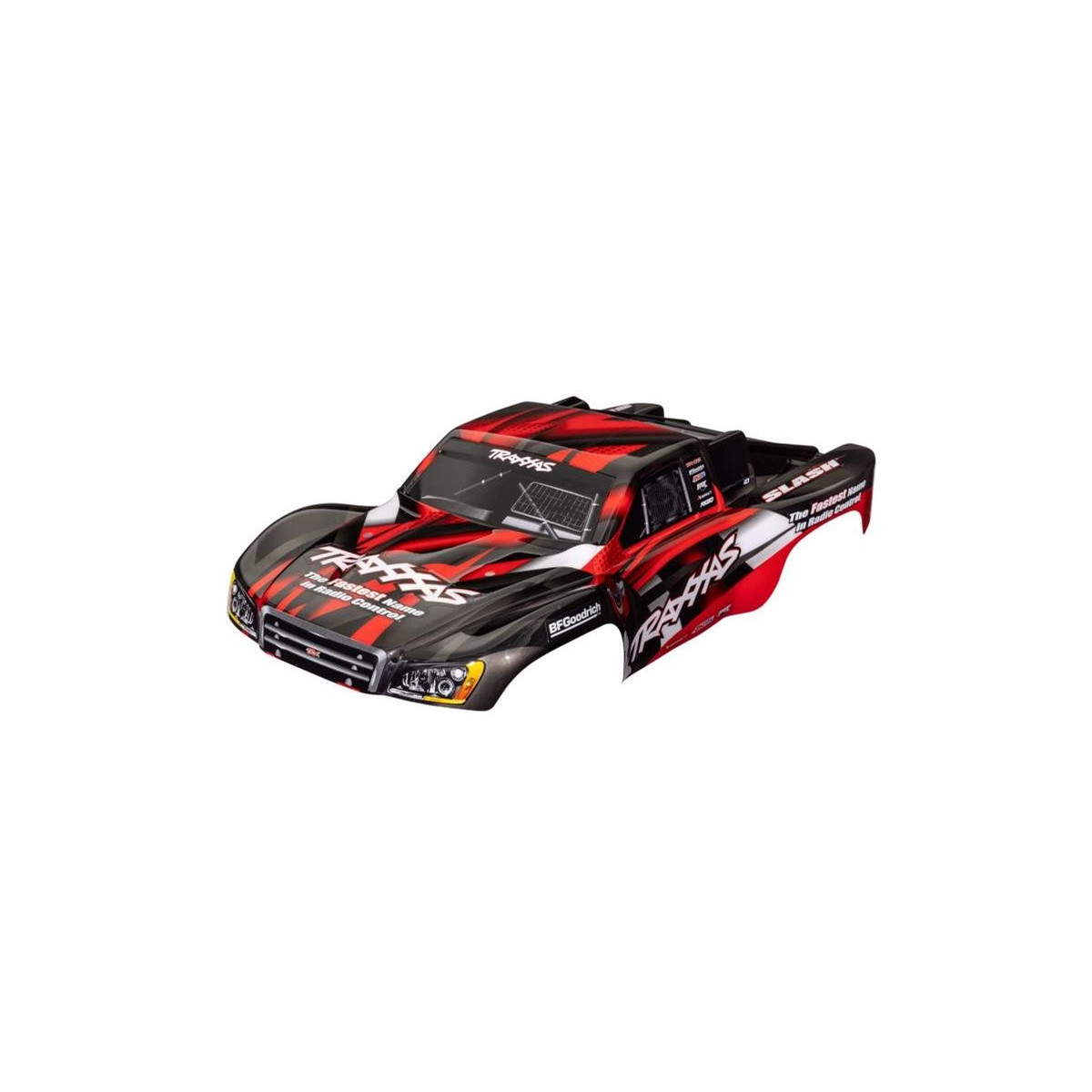 Traxxas Karosserie Slash 2WD rot mit Aufkleber TRX-5851