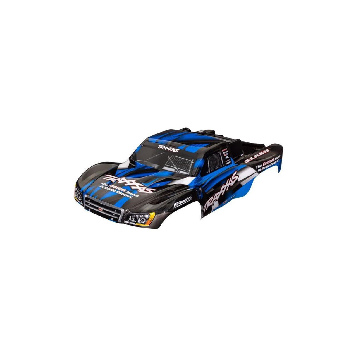 Traxxas Karosserie Slash 2WD blau mit Aufkleber TRX-5851X