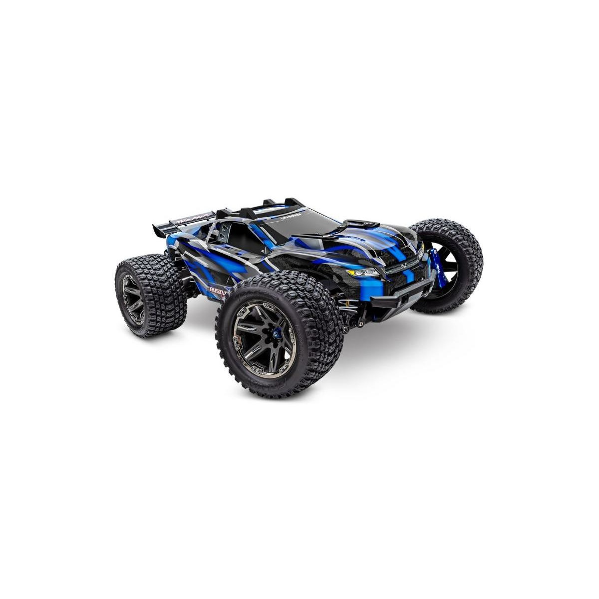 Traxxas TRAXXAS Rustler 4x4 Ultimate blau 1/10 Stadium...