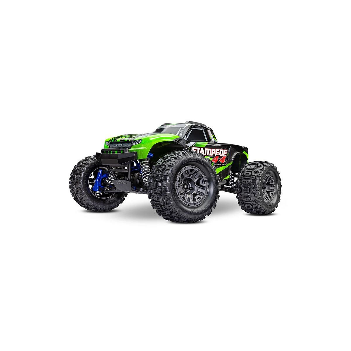 Traxxas TRAXXAS Stampede 4x4 BL-2S grün 1/10...