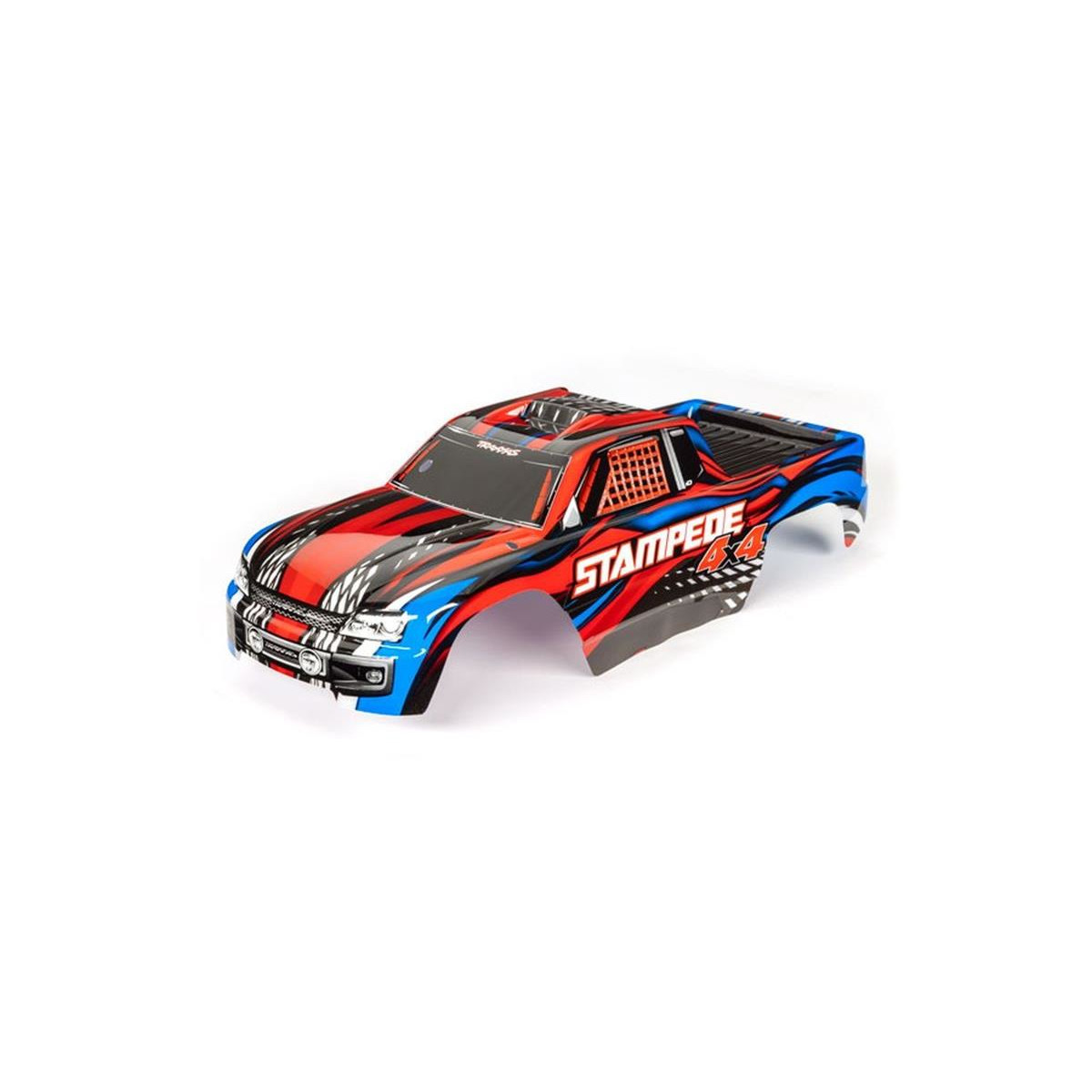 Traxxas Karosserie Stampede 4x4 rot mit Aufkleber TRX-6729R