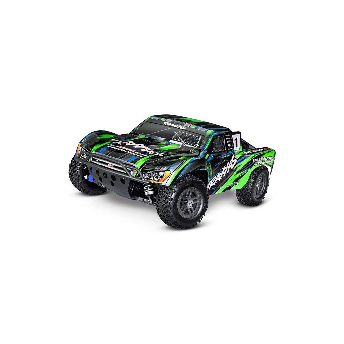 Traxxas TRAXXAS Slash 4x4 BL-2S grün 1/10...