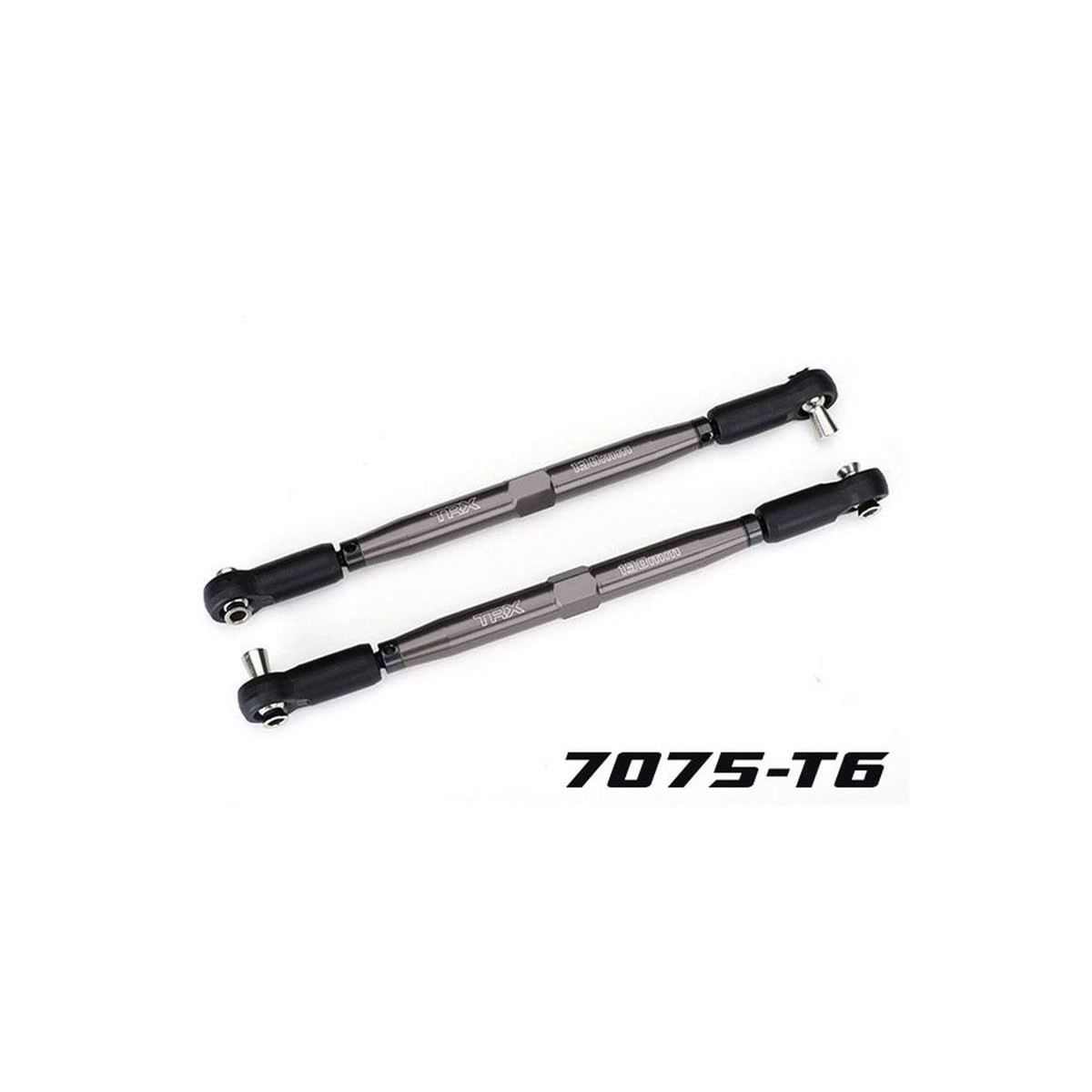 Traxxas Vorspurstange 7075-T6 Aluminium grau 157mm (2)...