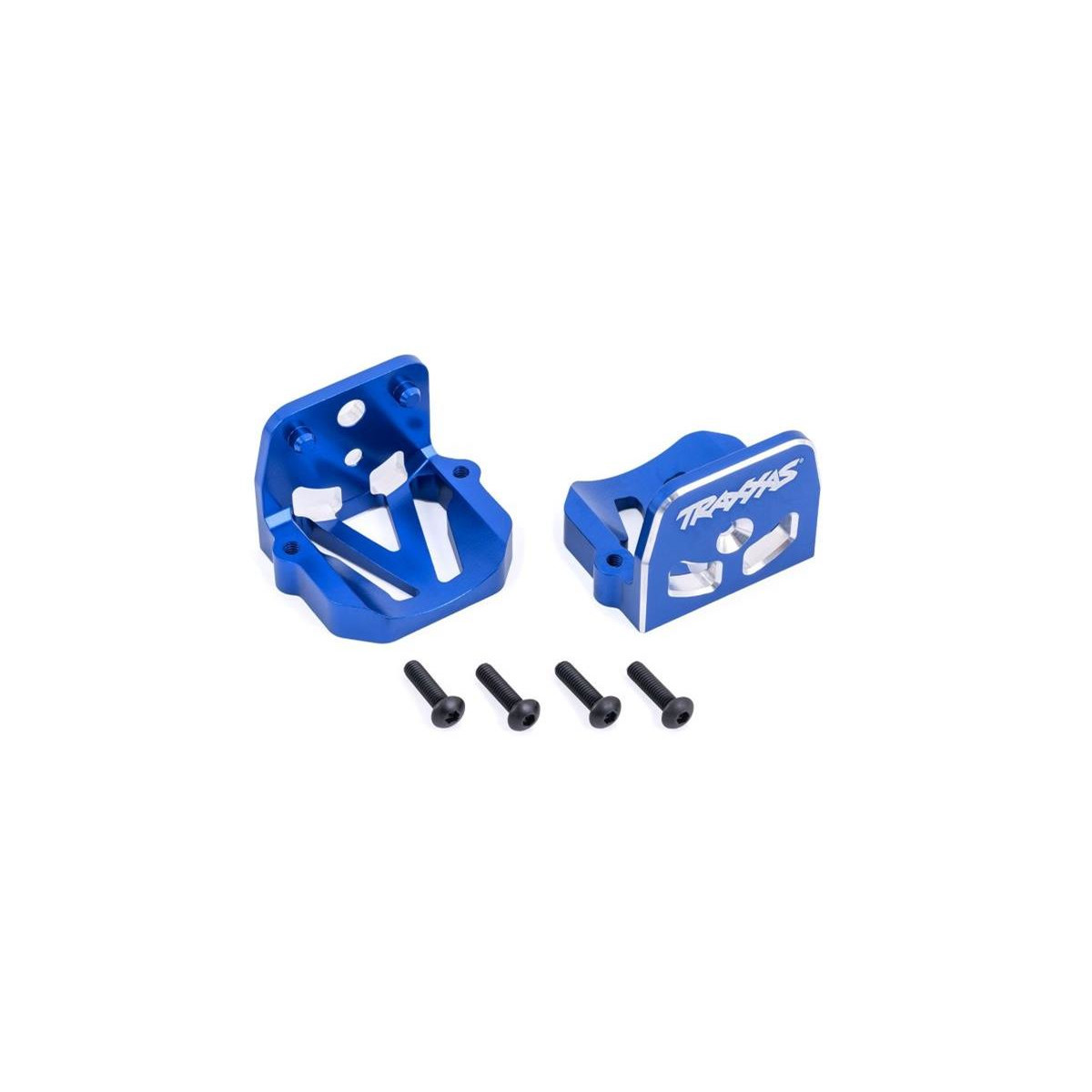 Traxxas Motorhalter v/h Alu blau TRX-7760-BLUE