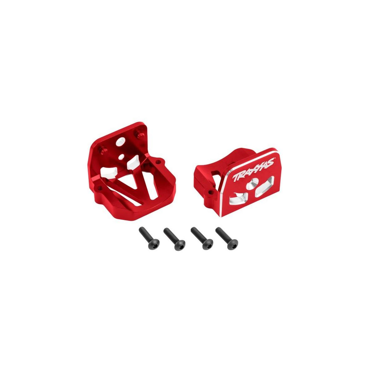 Traxxas Motorhalter v/h Alu rot TRX-7760-RED