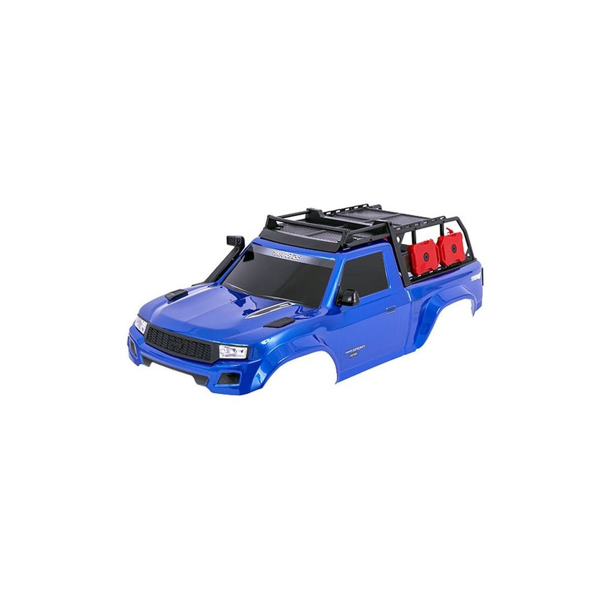 Traxxas Karosserie TRX-4 Sport blau mit Anbauteilen...