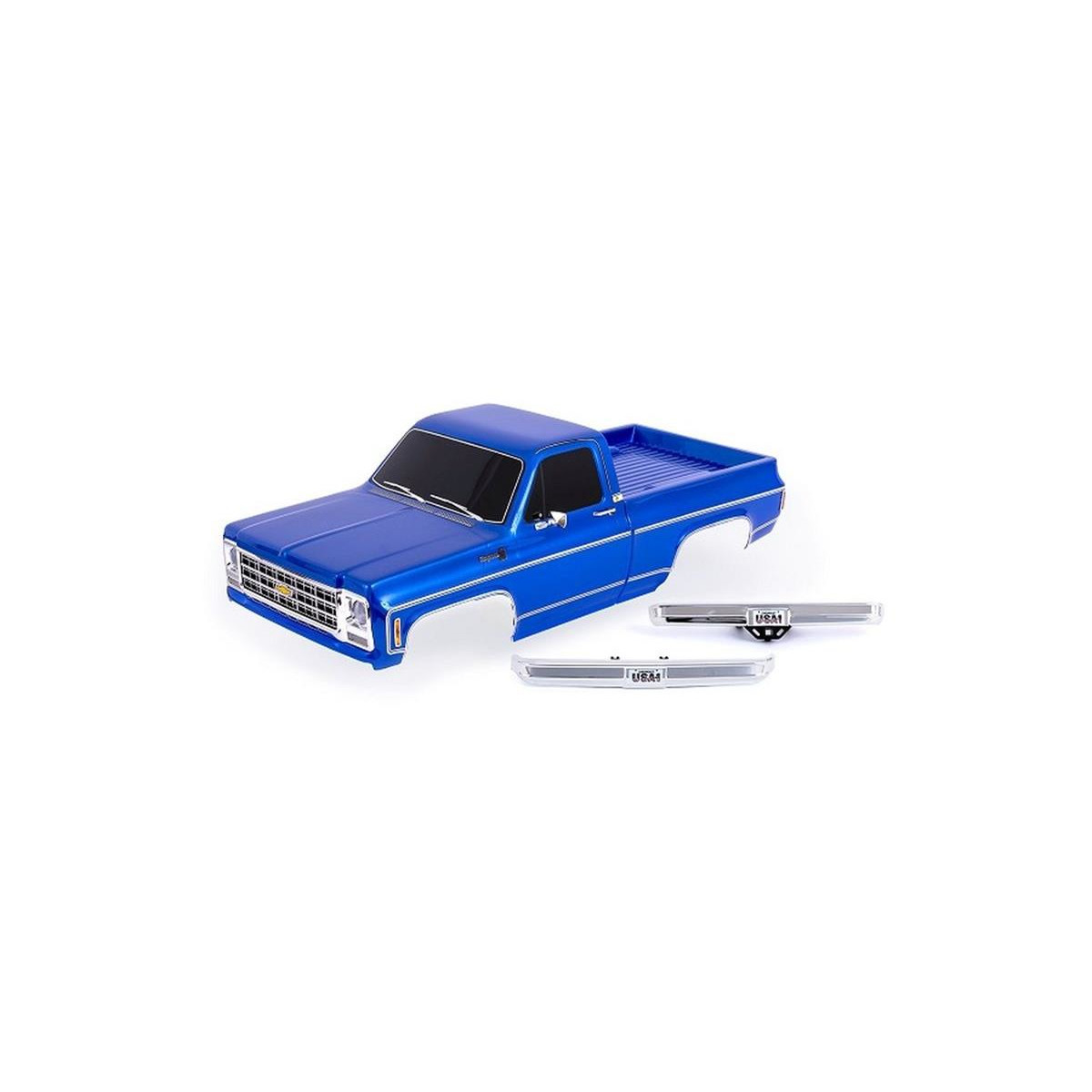 Traxxas Karosserie Chevrolet K10 Truck 1979 blau mit...