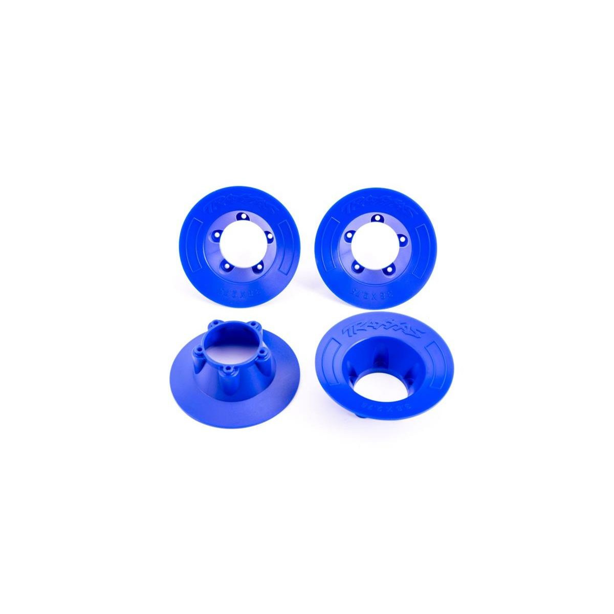 Traxxas Felgen-Abdeckung blau (4) TRX-9569X