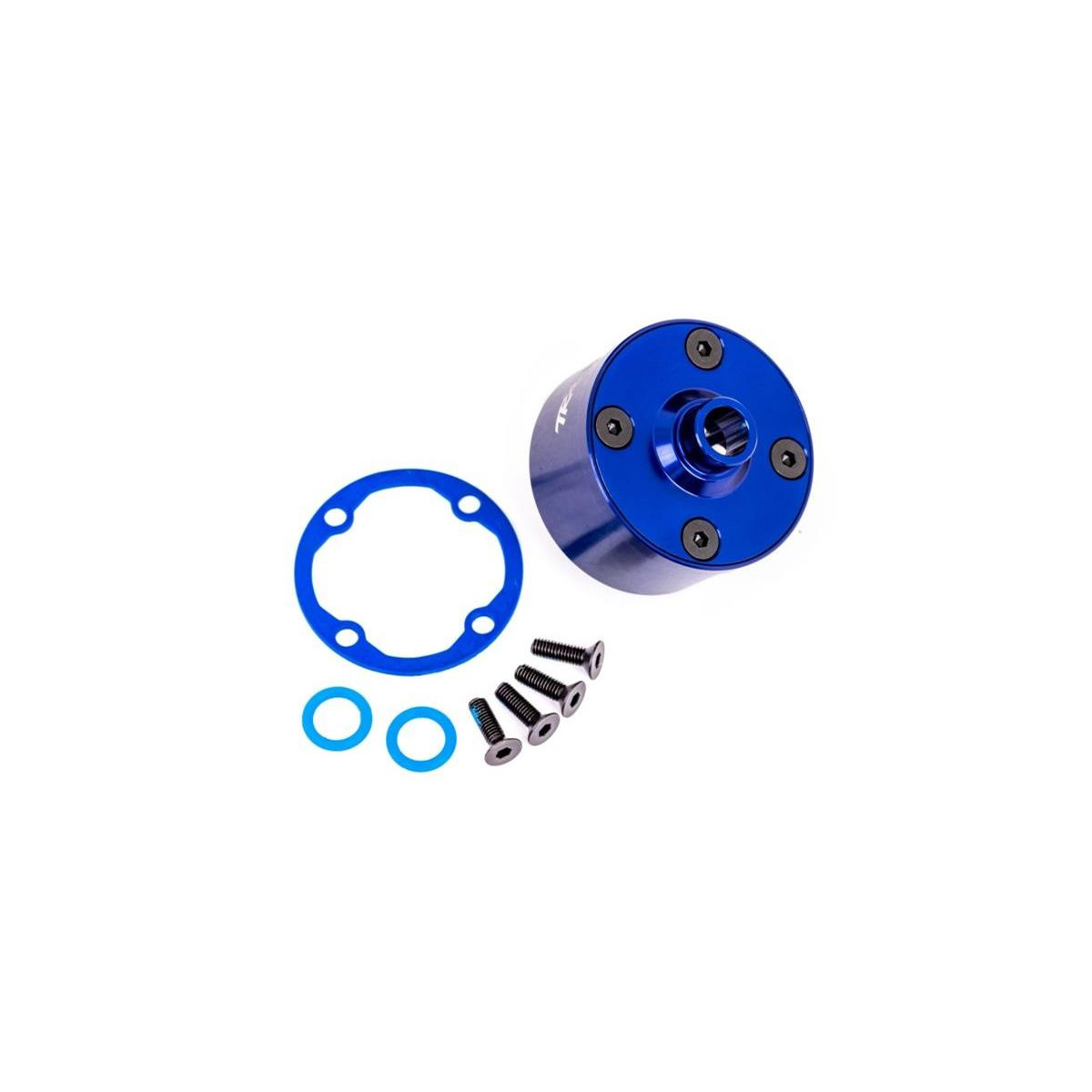 Traxxas Differential-Gehäuse Aluminium blau TRX-9581X