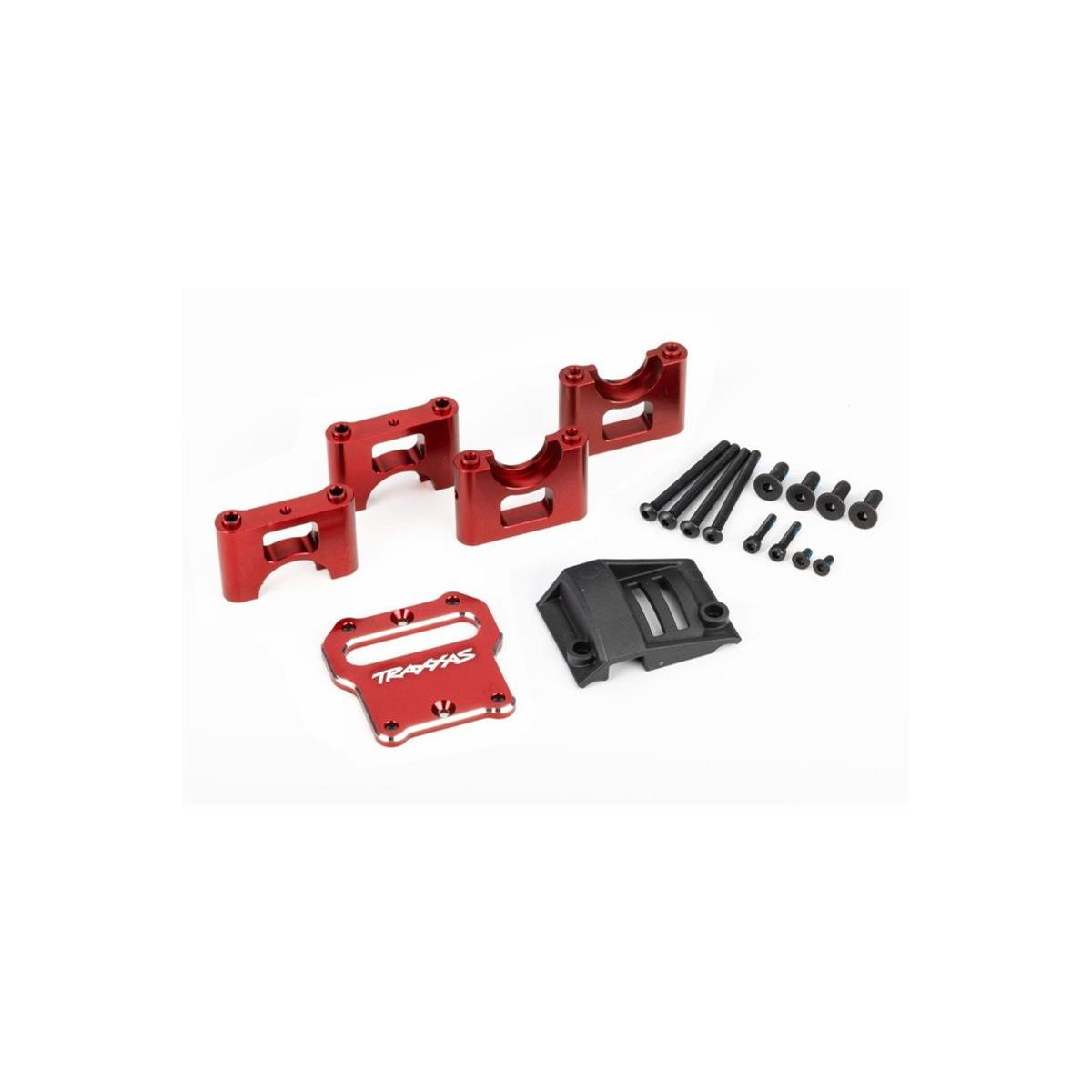 Traxxas Zentral-Differential-Halter 6061-T6 Aluminium rot...