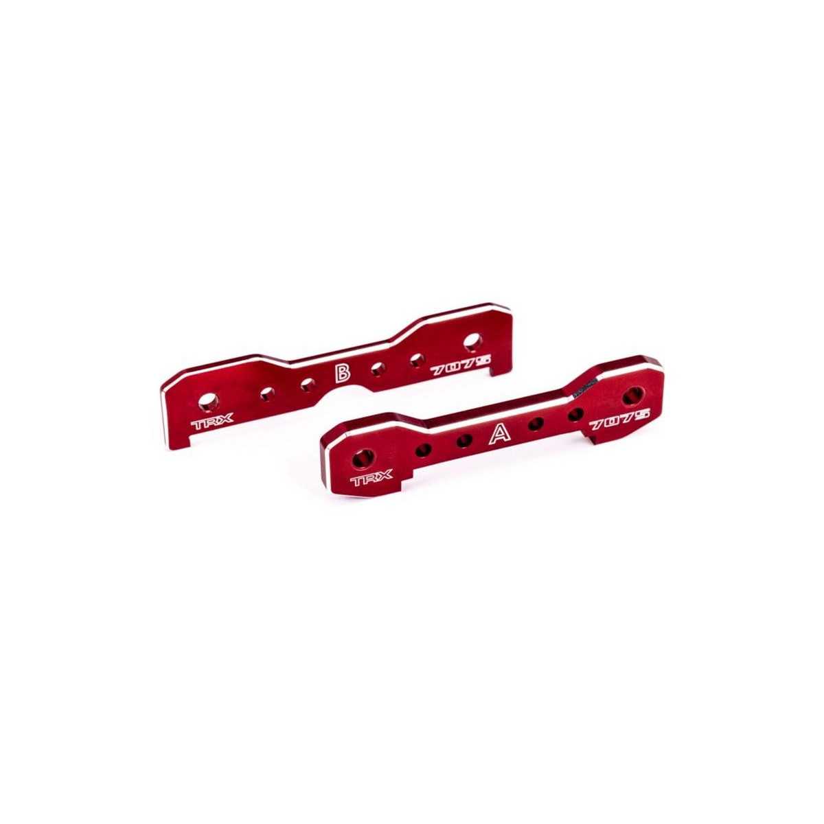 Traxxas Querlenker-Halter 7075-T6 Aluminium rot vorne...