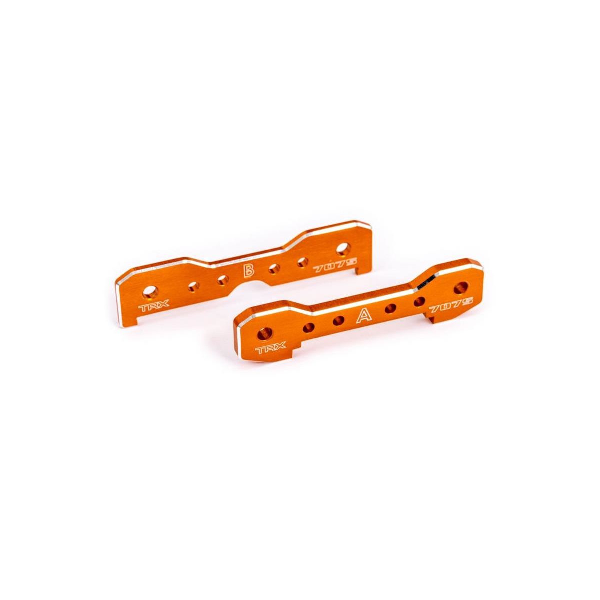 Traxxas Querlenker-Halter 7075-T6 Aluminium orange vorne...